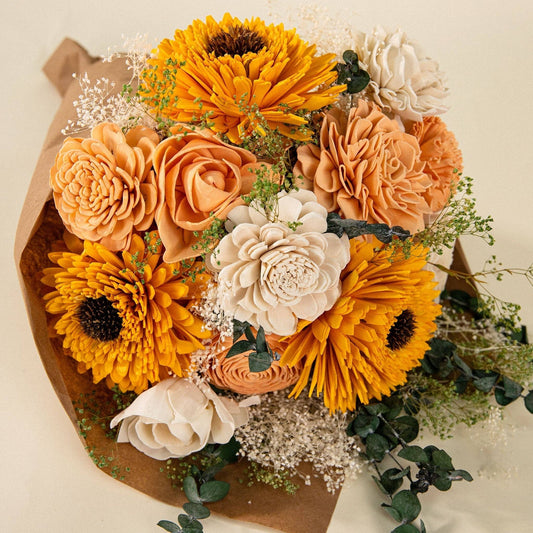 Deluxe Large Bouquet - Sun Zinnia