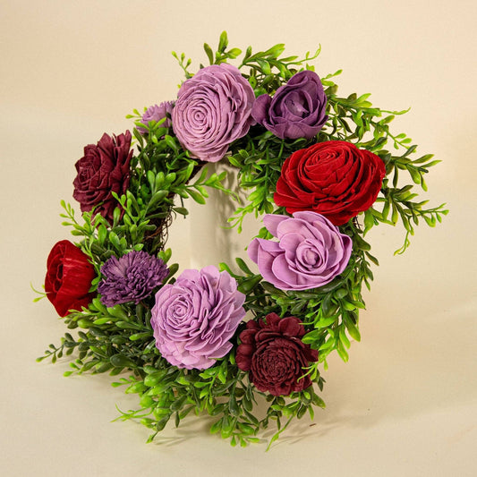 12" Wreath - Lilac Ember